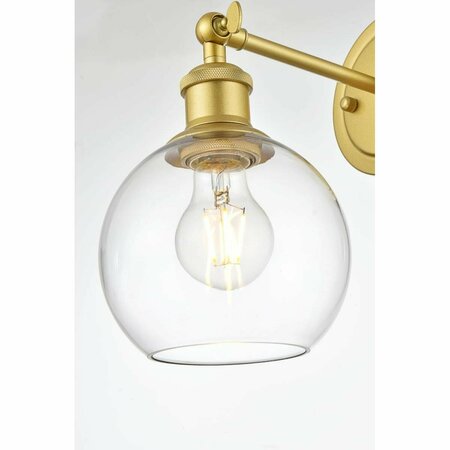 CLING 110 V E26 1 Light Vanity Wall Lamp, Brass CL2955774